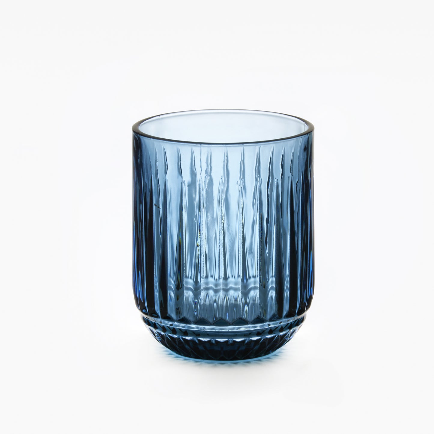 Trinkglas Muster Spitzen Lina Blau Töchter&Söhne