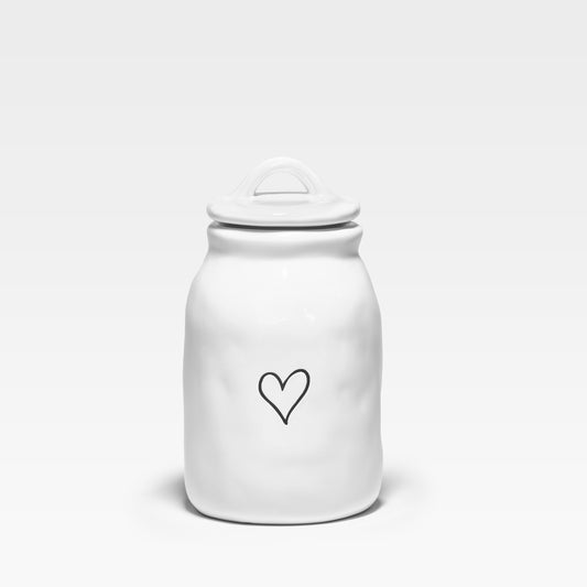 Vorratsbehälter mit Deckel Anton Herz Geschirr Zubehör Töchter&Söhne