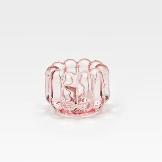 Bold Teelichthalter Rosa 7x9cm Tischdekoration Glas Töchter&Söhne