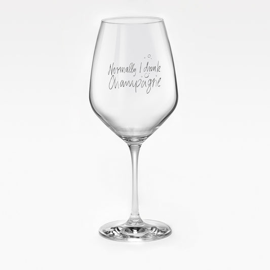 Clara Spritzglas  690ml "Normally I drink Champagne" Töchter&Söhne