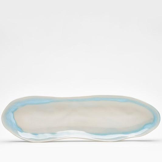 Platte lang Leni Blau Geschirr Töchter & Söhne