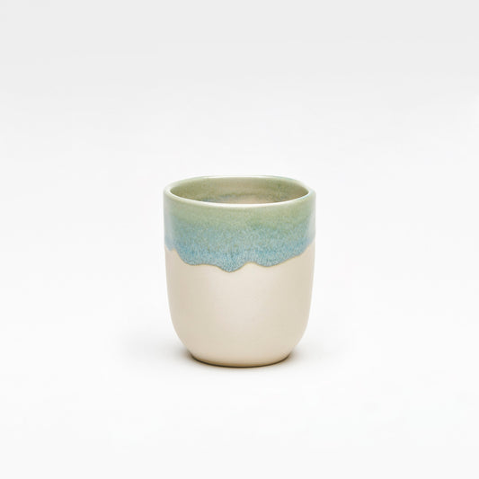 Kaffeebecher ohne Henkel Leni grün Geschirr Töchter & Söhne