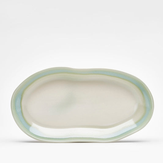 Platte oval Leni grün Geschirr Töchter & Söhne