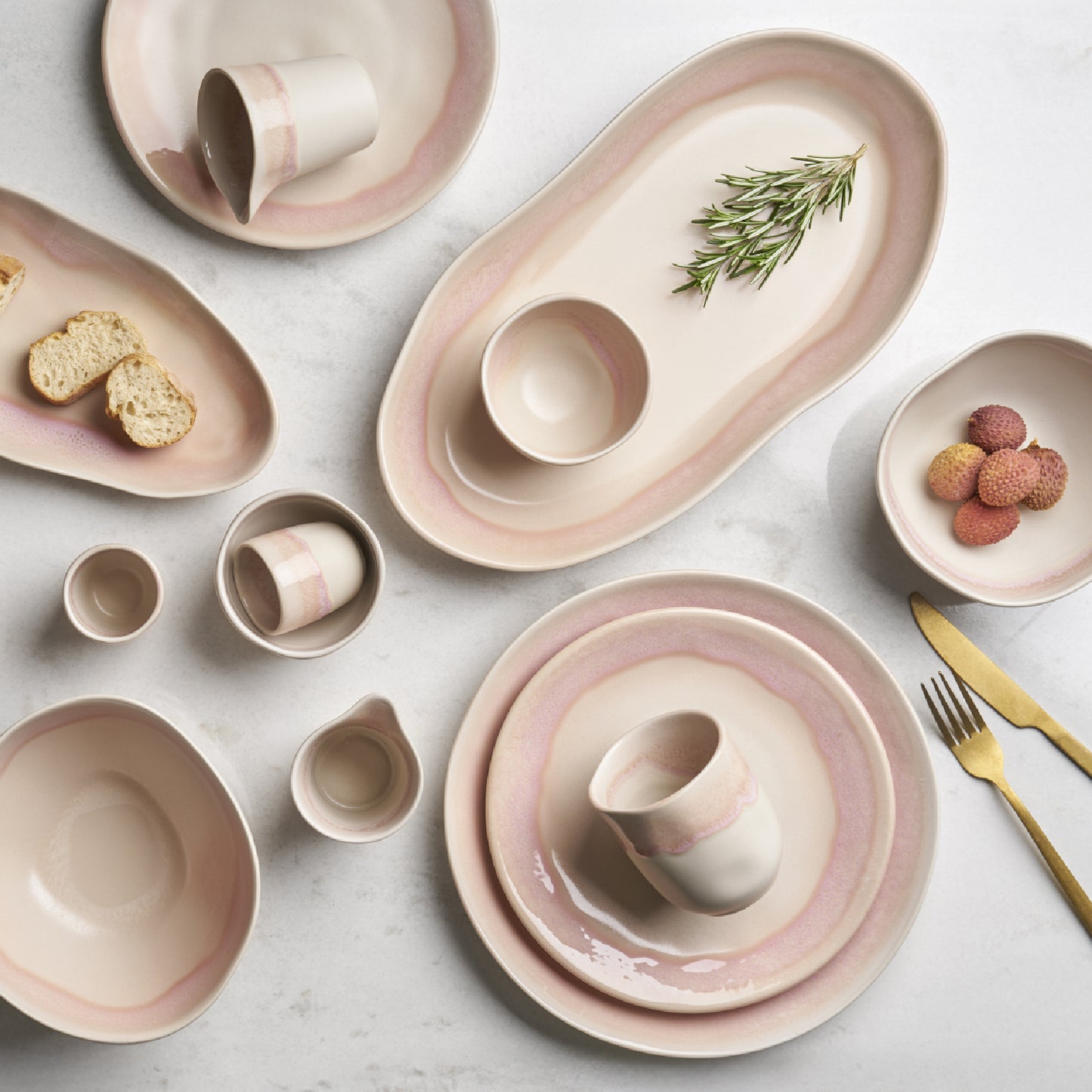 Geschirrserie Leni Rosa Töchter & Söhne