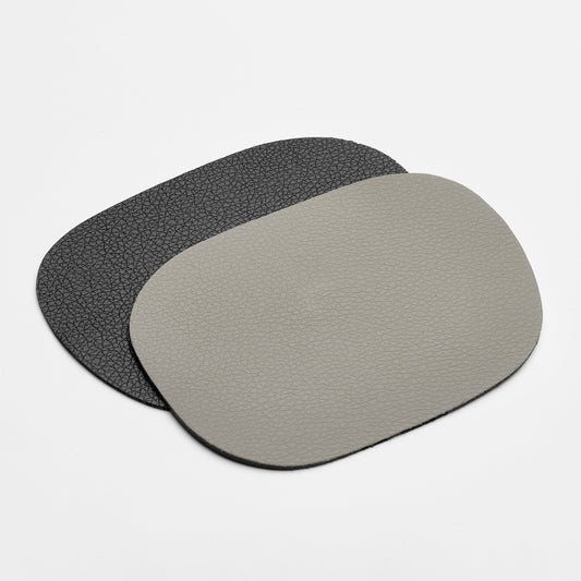 Wende-Untersetzer Taupe&Schwarz, 4er Set, Töchter&Söhne, Tischdekoration