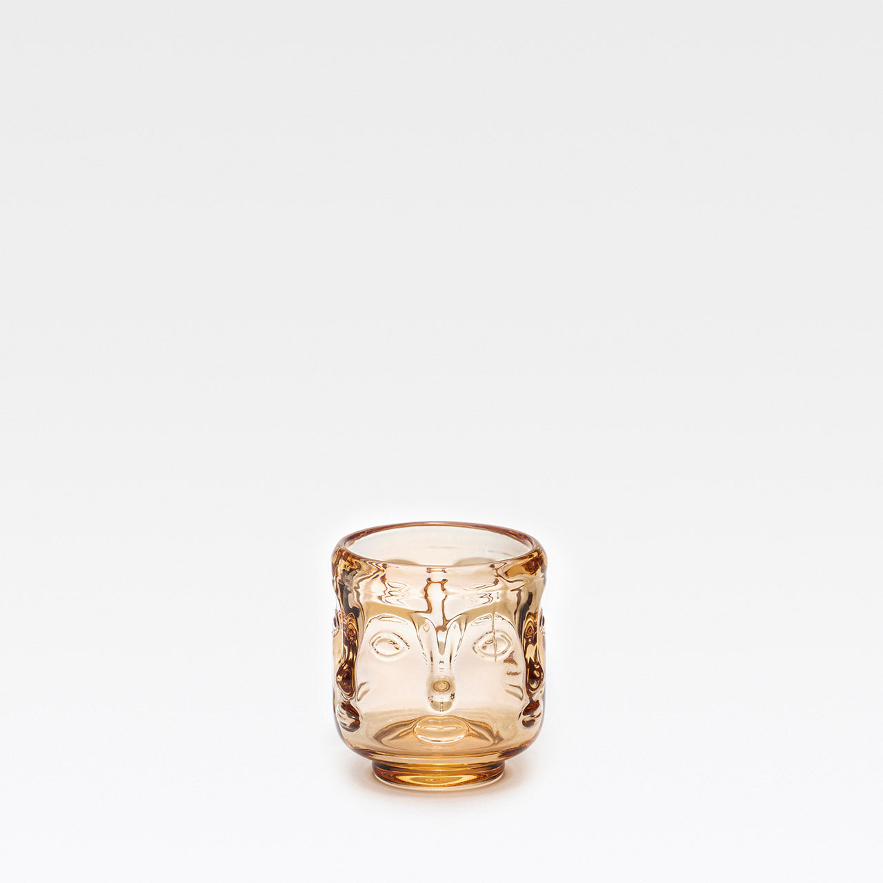 Face Teelichthalter Amber