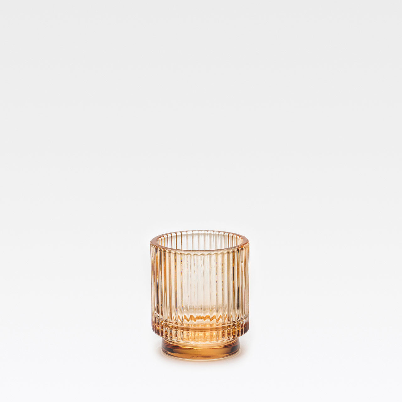 Lines Teelichthalter Klein Amber