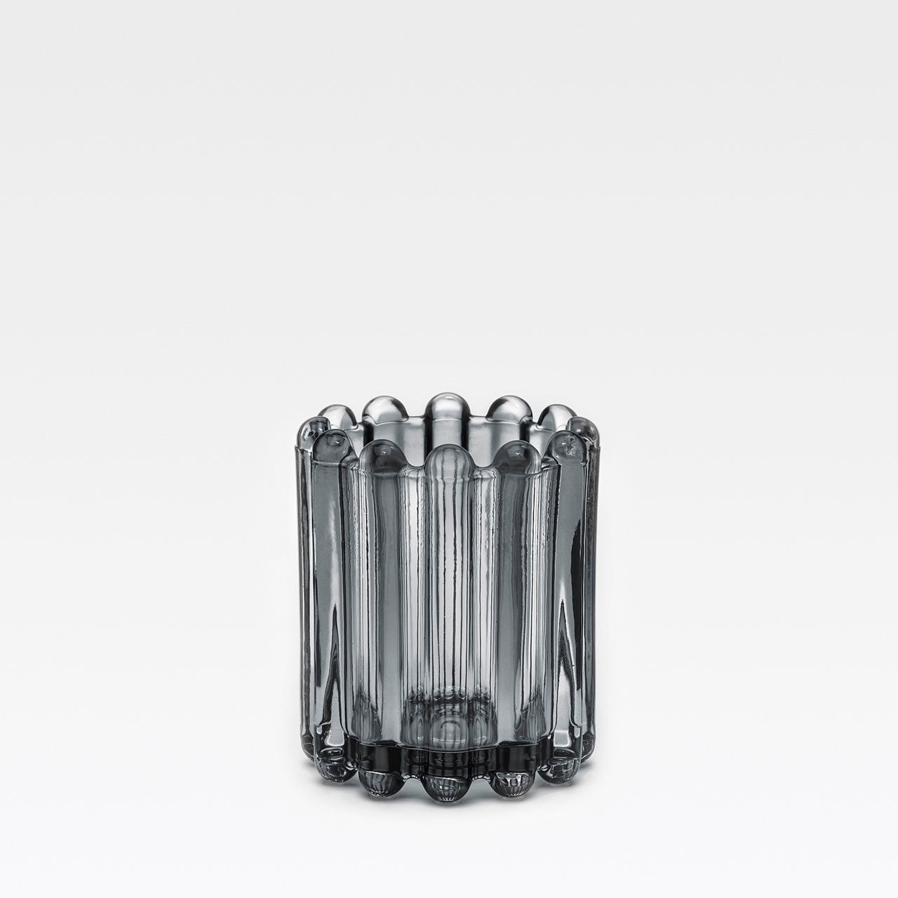 Lines Teelichthalter Groß Smoke