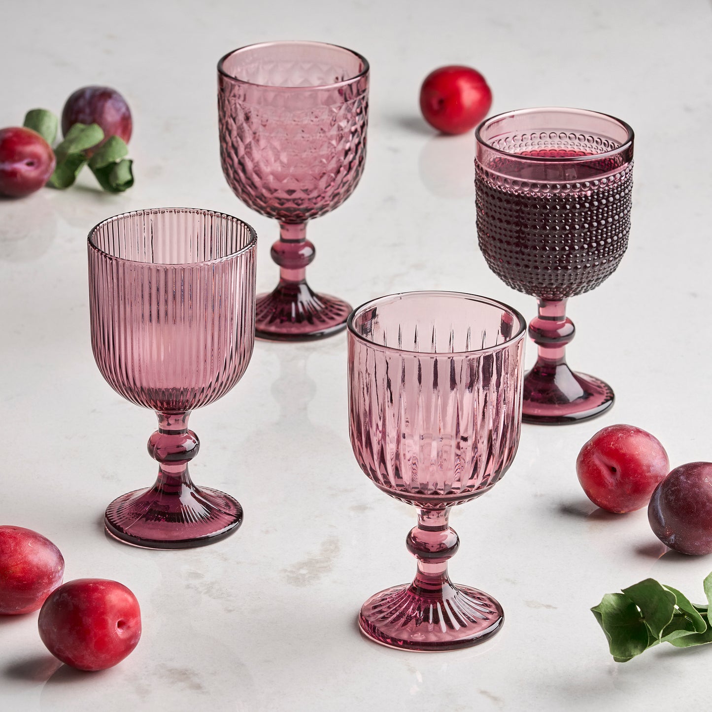 Lina Kelchgläser Rose 4er-Set