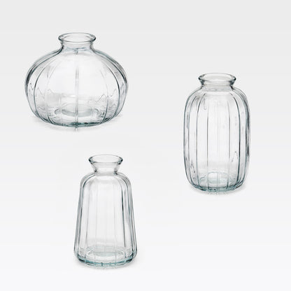 Fiori 3er Set Mini-Vasen Klar