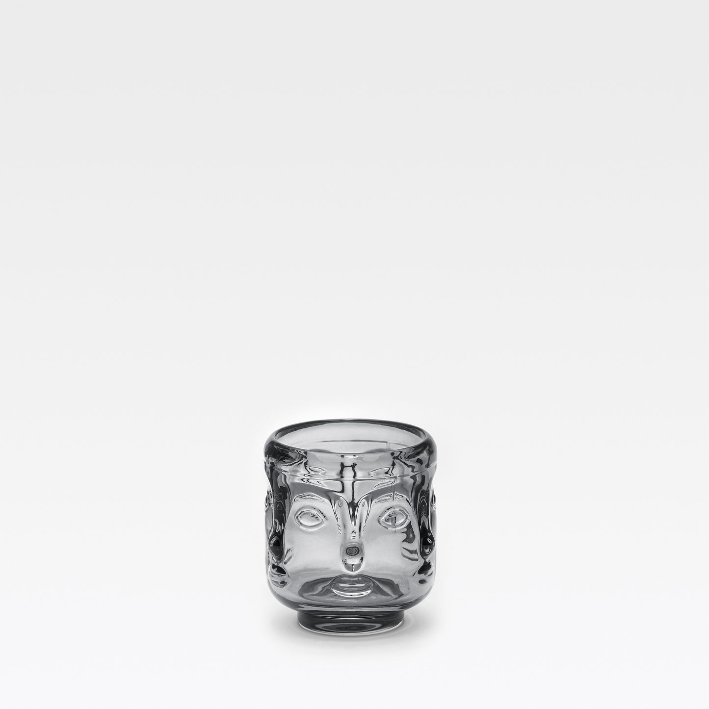 Face Teelichthalter Smoke