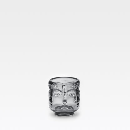 Face Teelichthalter Smoke