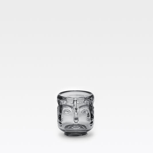 Face Teelichthalter Smoke