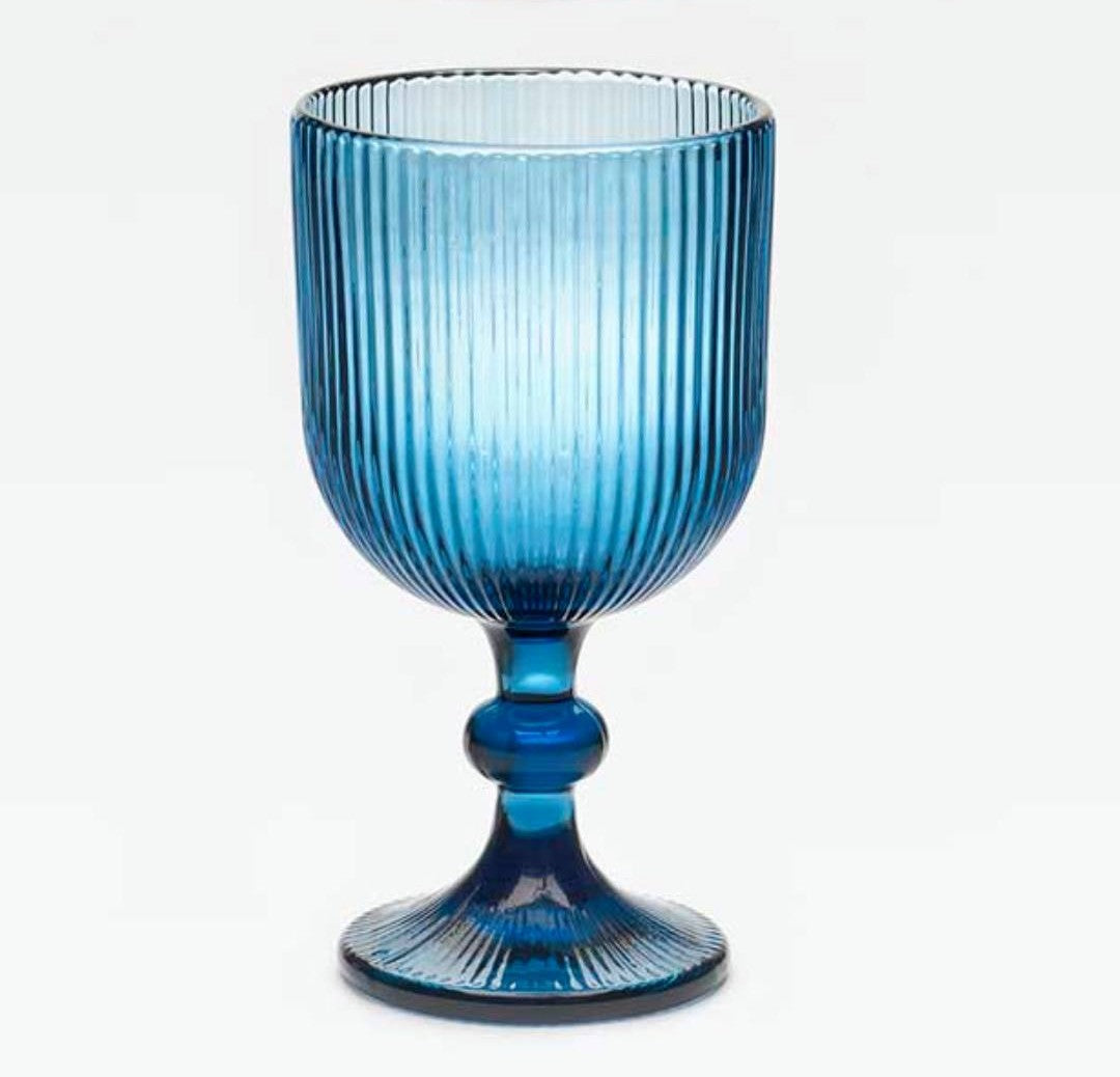 Lina Kelchgläser Blau 4er-Set