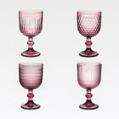 Lina Kelchgläser Rose 4er-Set