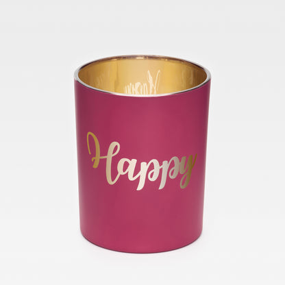 Mood Windlicht Happy