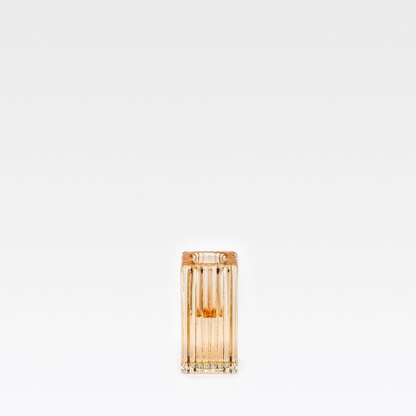 Riffel Kerzenhalter Groß Amber