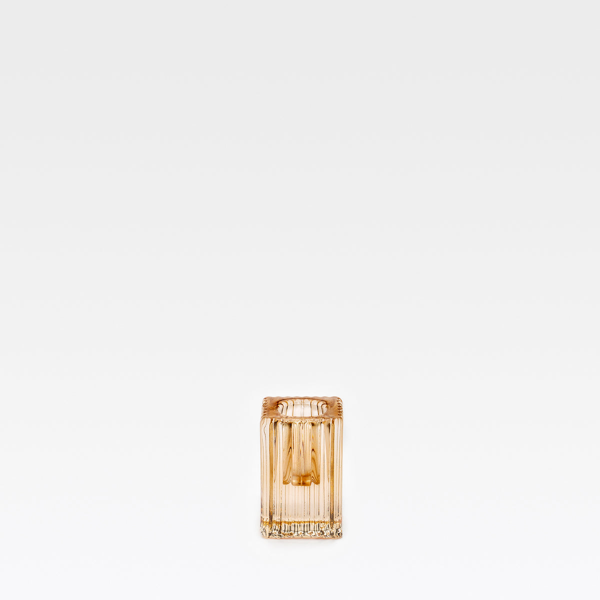 Riffel Kerzenhalter Klein Amber – Töchter & Söhne